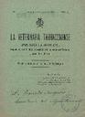 La Veterinaria tarraconense - 15/06/1905, Pàgina 1  [Ref. 19050615]