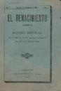 Renacimiento, El - 30/09/1895, Pàgina 1  [Ref. 18950930]
