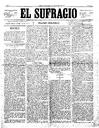 Sufragio, El - 13/01/1884, Pàgina 1  [Ref. El Sufragio 18840113]