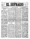 Sufragio, El - 18/01/1884, Pàgina 1  [Ref. El Sufragio 18840118]
