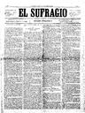 Sufragio, El - 27/01/1884, Pàgina 1  [Ref. El Sufragio 18840127]