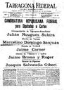 Tarragona Federal - 01/03/1914, Pàgina 1  [Ref. Tarragona Federal 19140301]